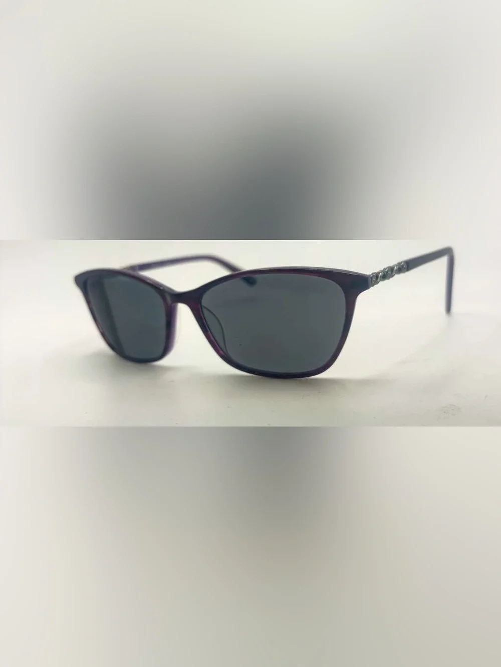 Bulova Moroni Purple Oval Sunglasses Frames Only
